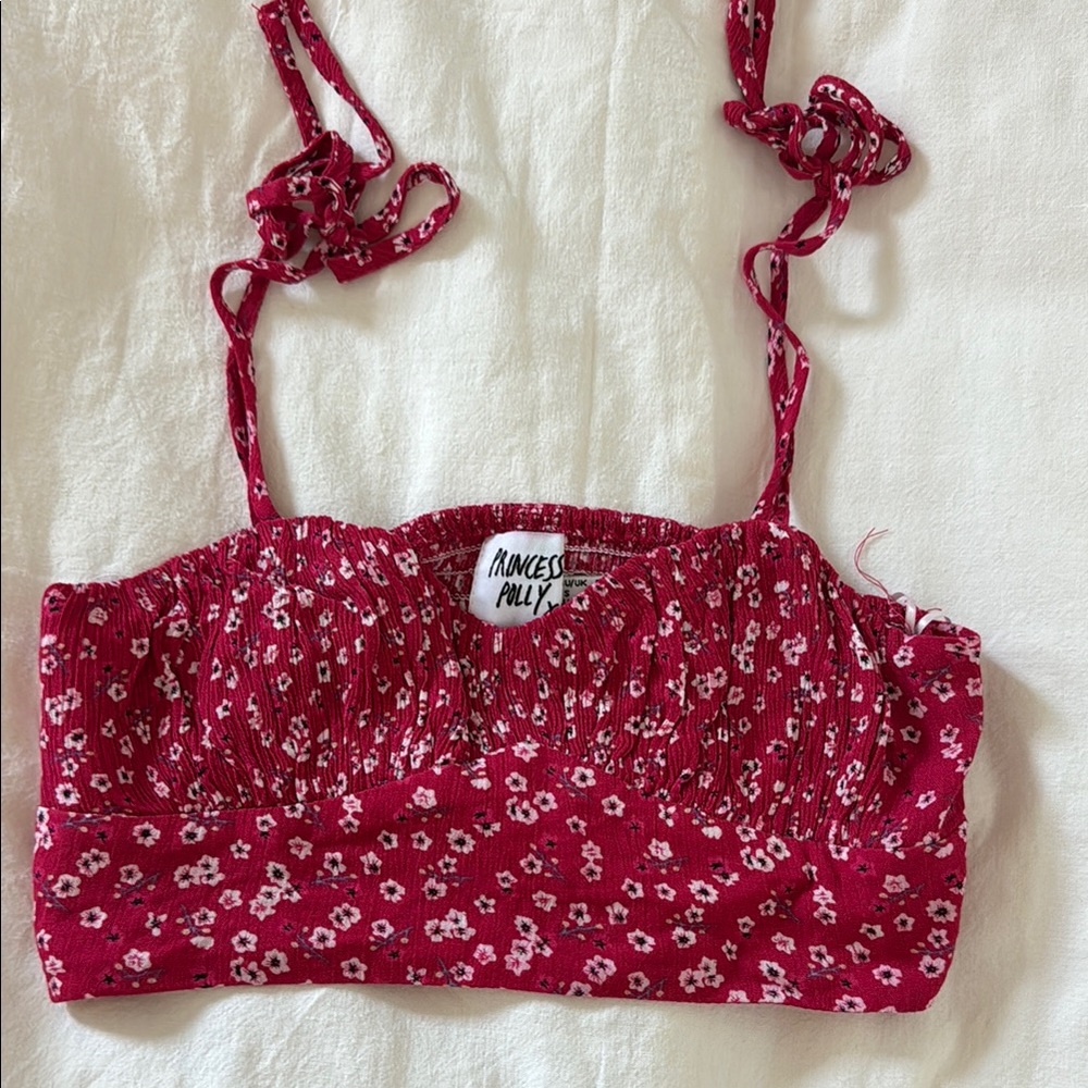 Princess Polly Floral Crop Top
